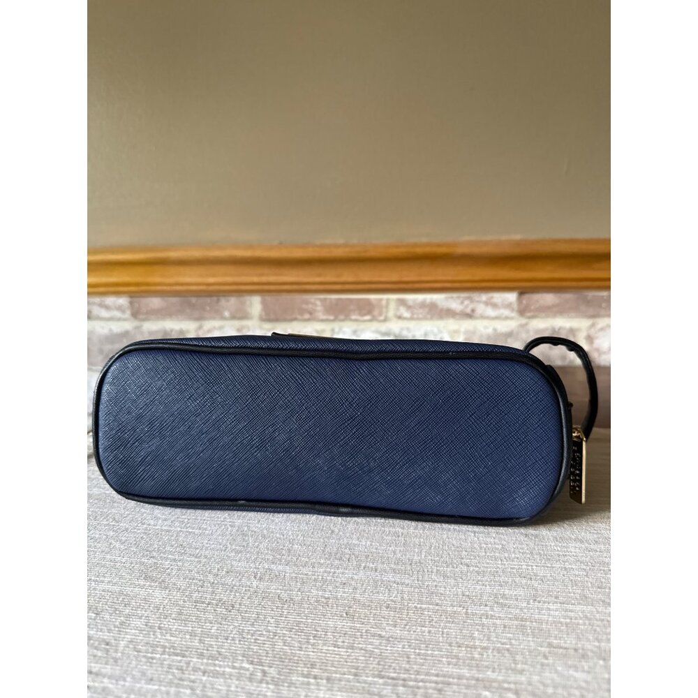 Versace Parfums Blue & Black Toiletry Bag Empty Travel Cosmetic Case - Picture 14 of 16